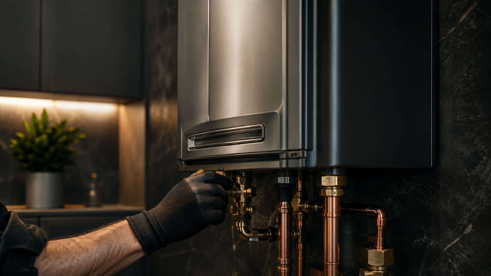 Tankless water heater service